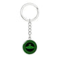 Irish Claddagh Graphic Circle Keychain