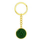 Irish Trinity Knot Graphic Circle Keychain