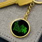 LOVE Ireland Graphic Circle Keychain