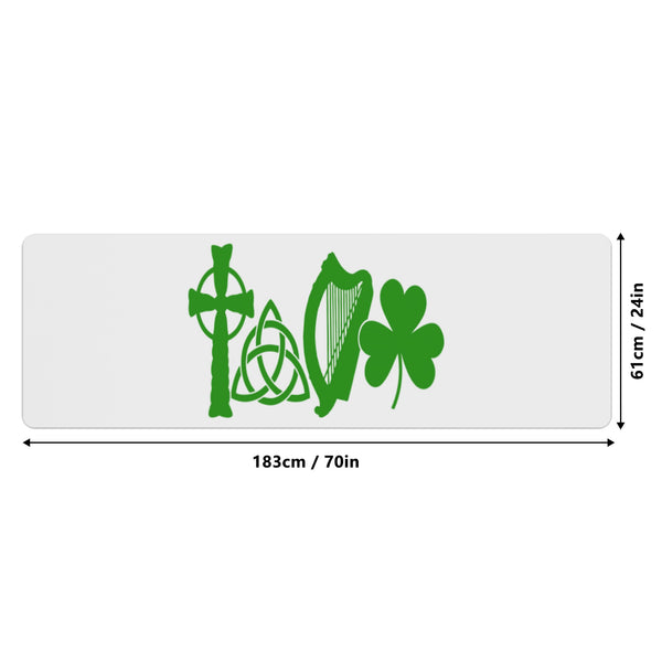 LOVE Ireland Rubber Yoga Mat