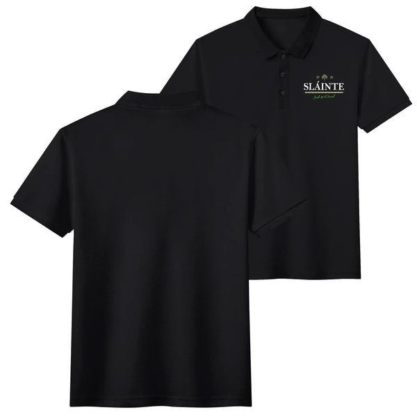 Sláinte....Irish & Proud Unisex Polo Shirt