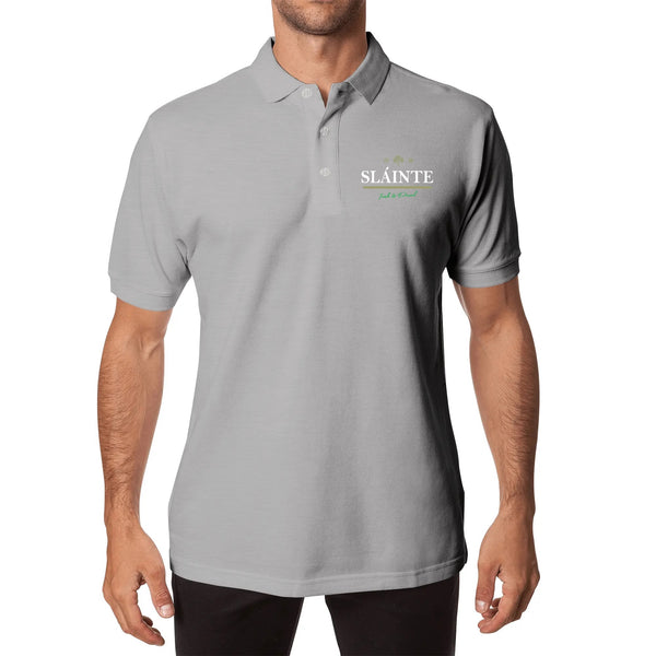 Sláinte....Irish & Proud Unisex Polo Shirt