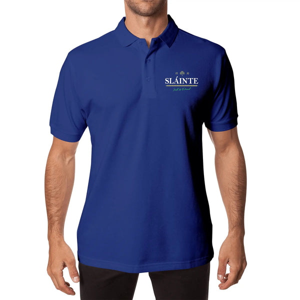 Sláinte....Irish & Proud Unisex Polo Shirt