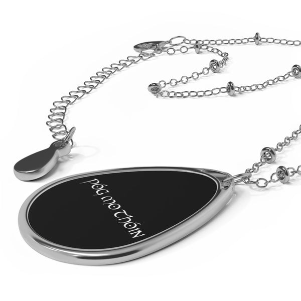 ☘️ Póg Mo Thóin Oval Necklace ☘️
