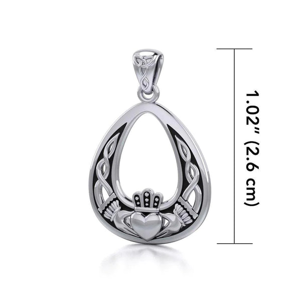 ☘️ Irish Claddagh .925 Sterling Silver Necklace ☘️