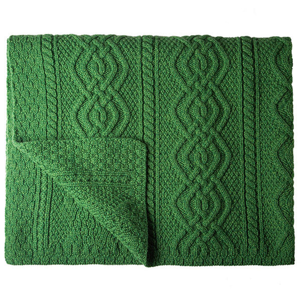 ☘️ Dara Merino Wool Aran Throw ☘️