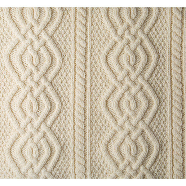 ☘️ Dara Merino Wool Aran Throw ☘️