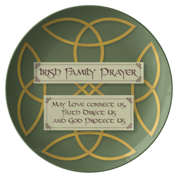 Irish Family Prayer Plate