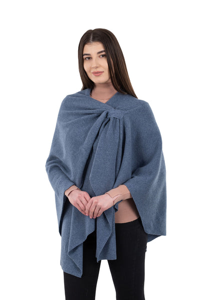 ☘️ Ladies Irish Lambswool Draped Shawl ☘️