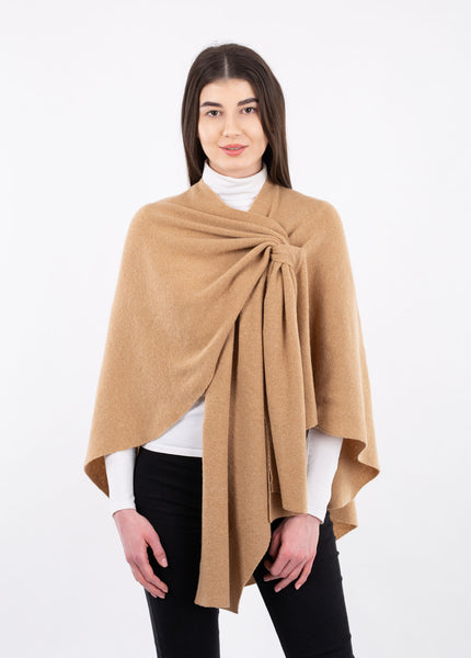 ☘️ Ladies Irish Lambswool Draped Shawl ☘️