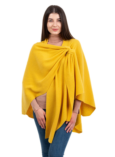 ☘️ Ladies Irish Lambswool Draped Shawl ☘️