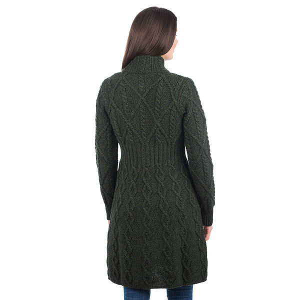 ☘️ Aran Cable Merino Wool Coat ☘️