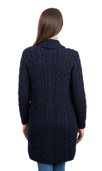 ☘️ Ladies Aran Open Face Cardigan ☘️