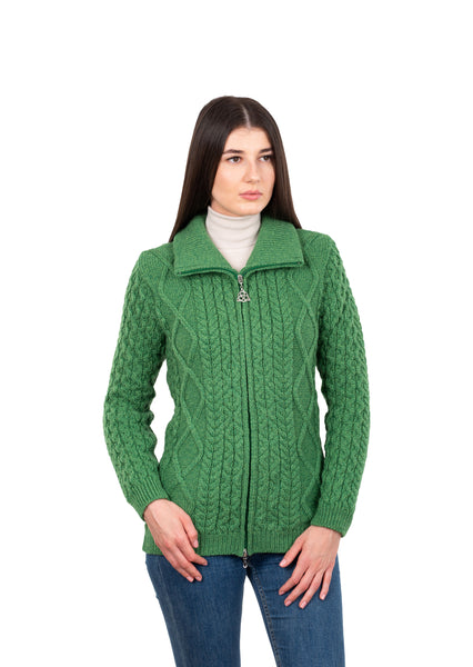 ☘️ Cable Knit Irish Bomber Jacket ☘️