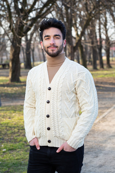 ☘️ Men's V Neck Rope Cardigan ☘️