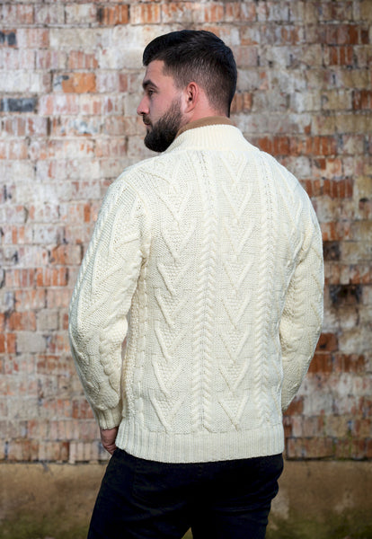 ☘️ Men's Zipper Aran Cardigan ☘️