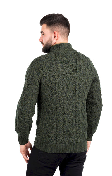 ☘️ Men's Zipper Aran Cardigan ☘️