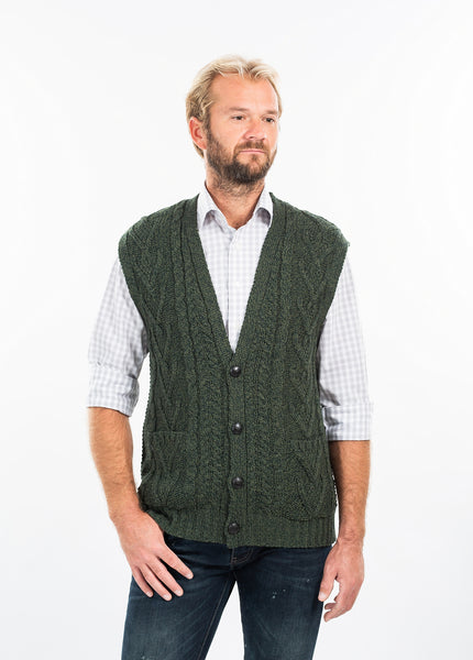 ☘️ Classic Men's Aran Knit Vest ☘️