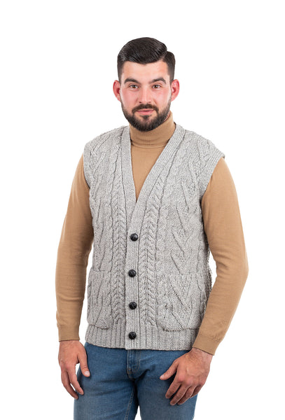 ☘️ Classic Men's Aran Knit Vest ☘️