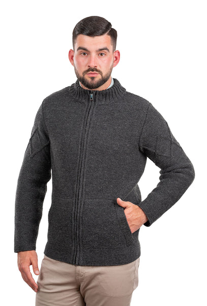 ☘️ Men's Full Zip Aran Cable Cardigan ☘️