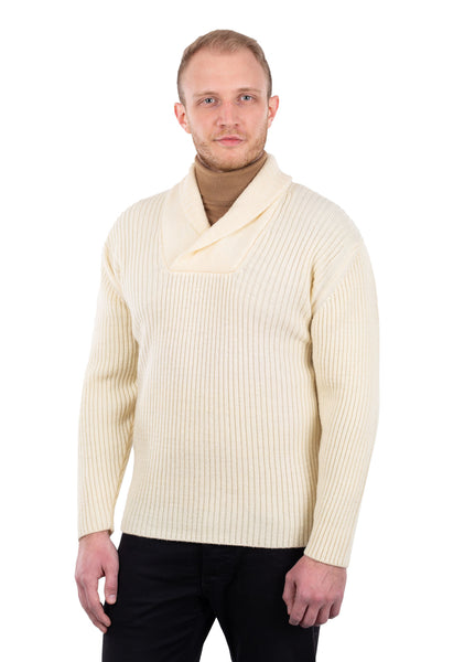 ☘️ Men's Shawl Collar Fisherman Irish Sweater ☘️