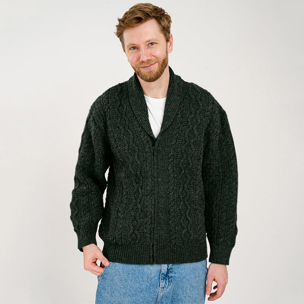 ☘️ Men's Zip Cable Knit Cardigan ☘️