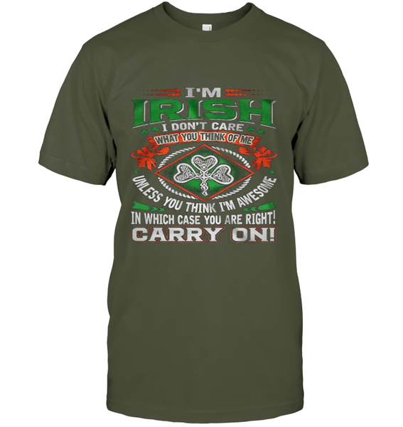 I'm Irish....Carry On!