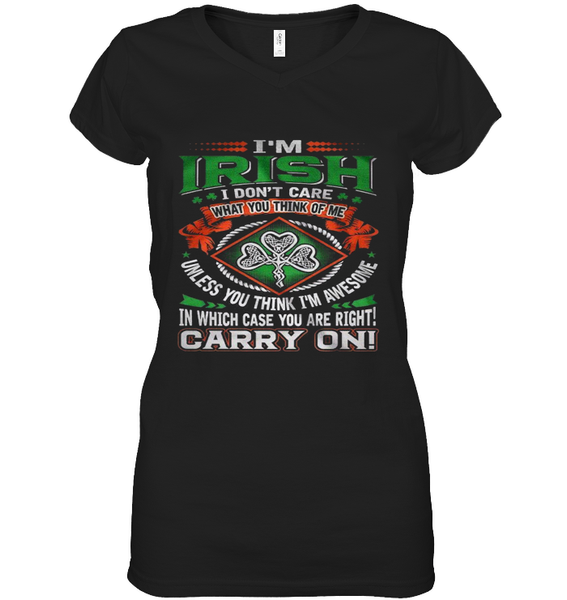 I'm Irish....Carry On!