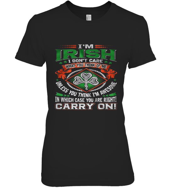 I'm Irish....Carry On!