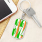 32 County Ireland Graphic Dog Tag Keychain