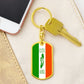 Celtic Rebel Graphic Dog Tag Keychain