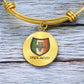 ☘️ Ireland Celtic Shield Bangle Bracelet ☘️