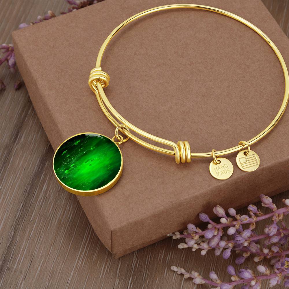 ☘️ Shamrock Universe Bangle Bracelet ☘️