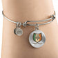 ☘️ Ireland Celtic Shield Bangle Bracelet ☘️