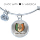 ☘️ Ireland Celtic Shield Bangle Bracelet ☘️