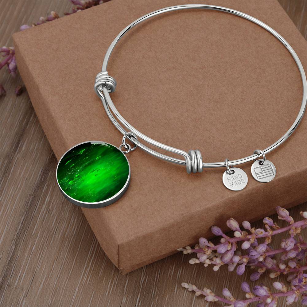 ☘️ Shamrock Universe Bangle Bracelet ☘️