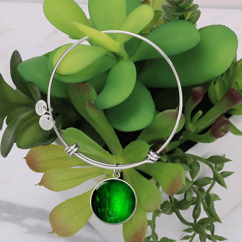 ☘️ Shamrock Universe Bangle Bracelet ☘️