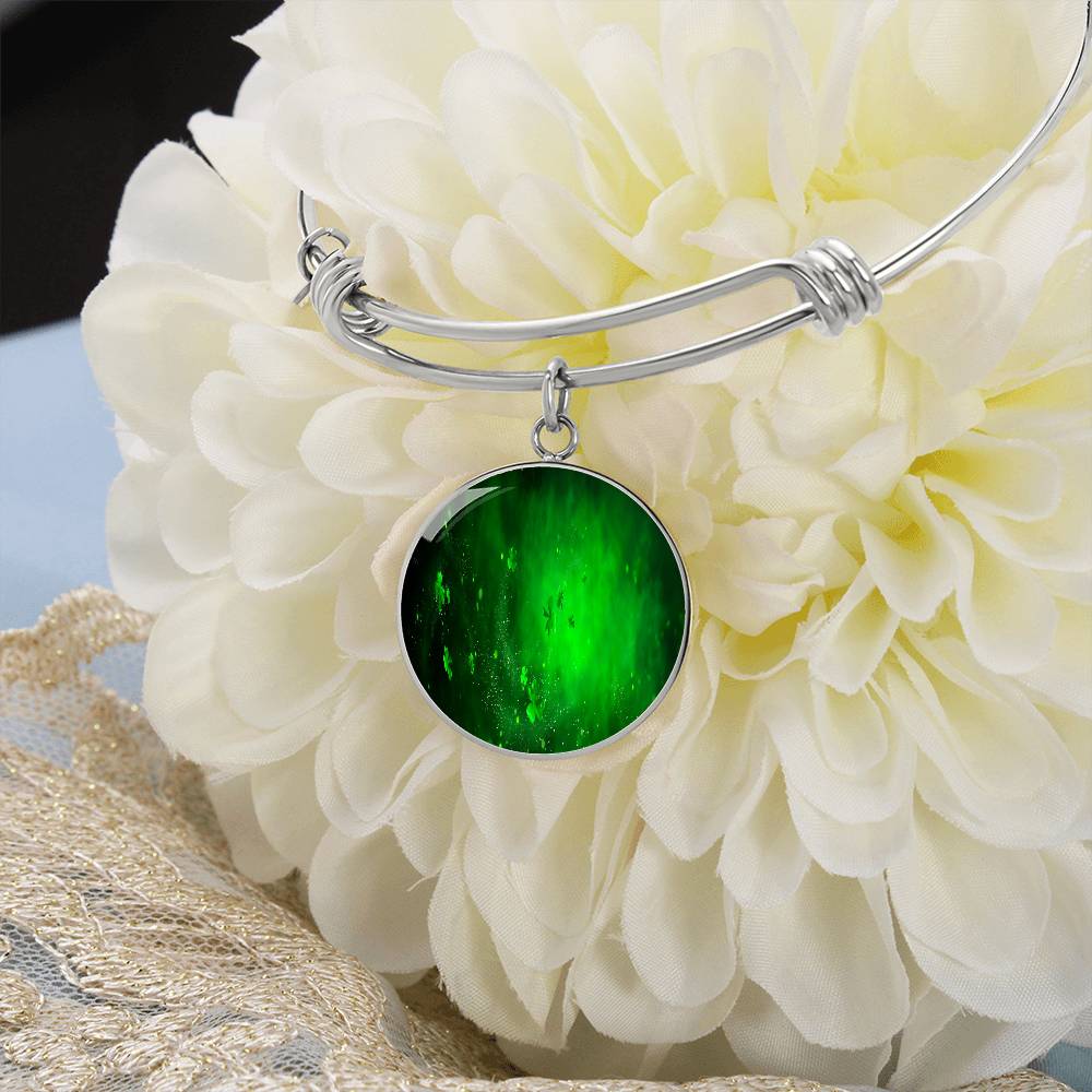 ☘️ Shamrock Universe Bangle Bracelet ☘️