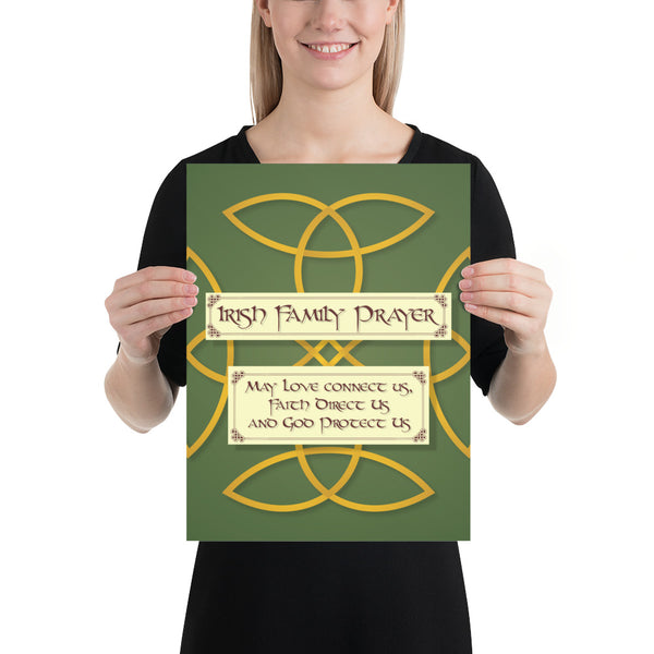 Irish Family Prayer Poster