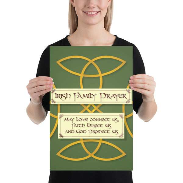 Irish Family Prayer Poster