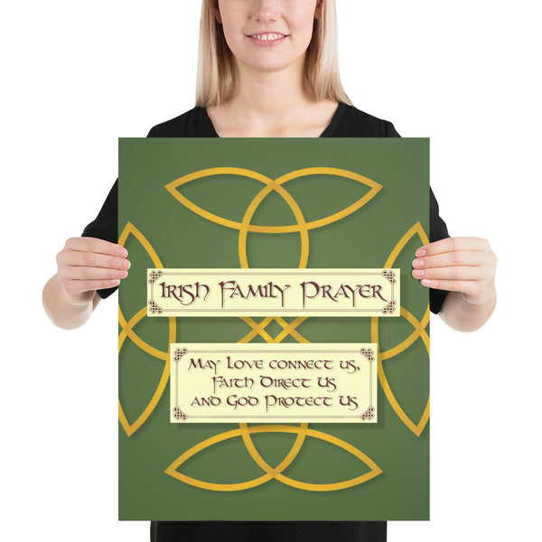 Irish Family Prayer Poster