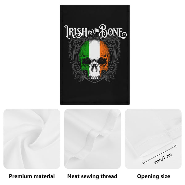 Irish To The Bone Garden Flag