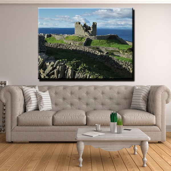 Galway - O'Brien's Castle Inisheer Canvas Print Wall Art