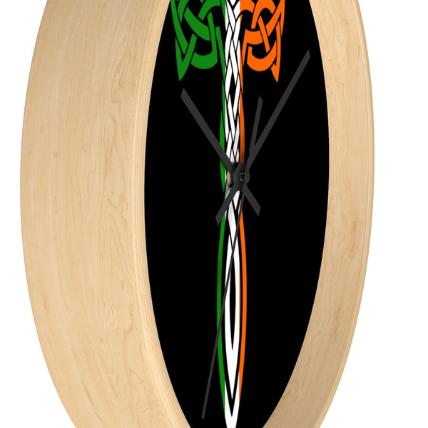 Irish Celtic Cross Dagger Wall Clock