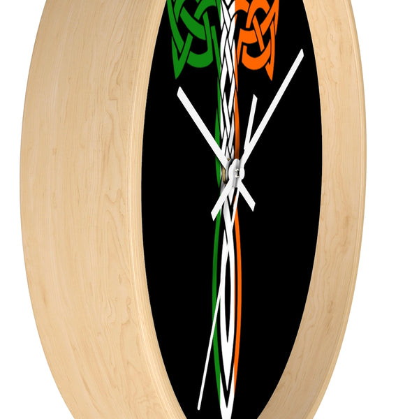 Irish Celtic Cross Dagger Wall Clock