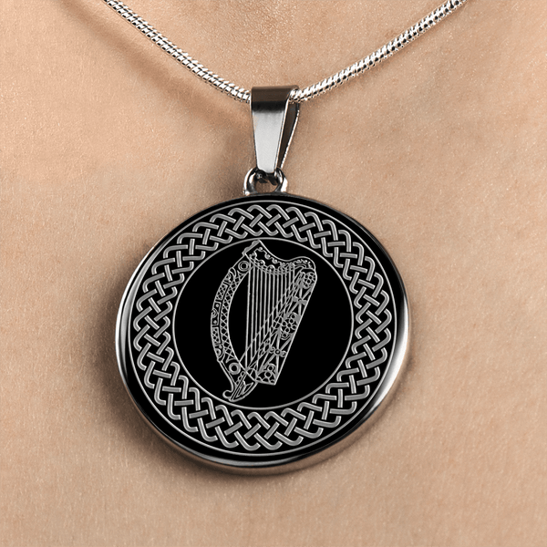 ☘️ Irish Harp Luxury Necklace ☘️