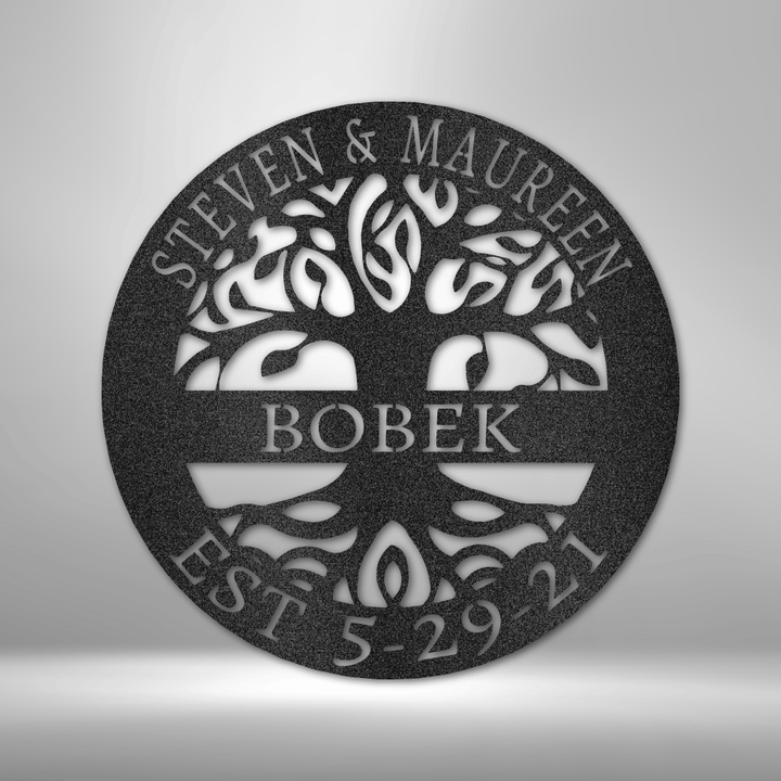 ☘️ PERSONALIZED Irish Tree of Life Metal Wall Art☘️