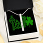 ☘️ Engraved 2 Sided Vertical Stick Necklace ☘️