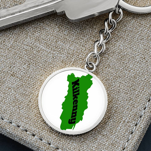 County Kilkenny Graphic Circle Keychain
