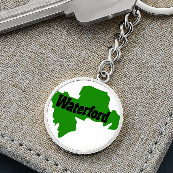 County Waterford Graphic Circle Keychain
